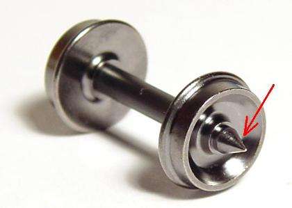 Model Power - HO Gauge - 4 x Solid Metal Wheels