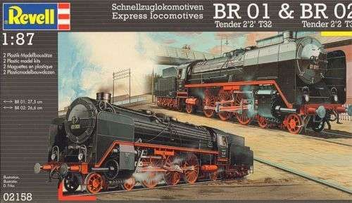 Revell HO 1/87 BR01 and BR02 Locomotive and Tenders