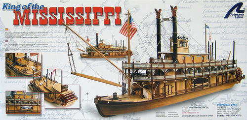 Reduced - Artesania King Of The Mississippi Wooden Ship Kit