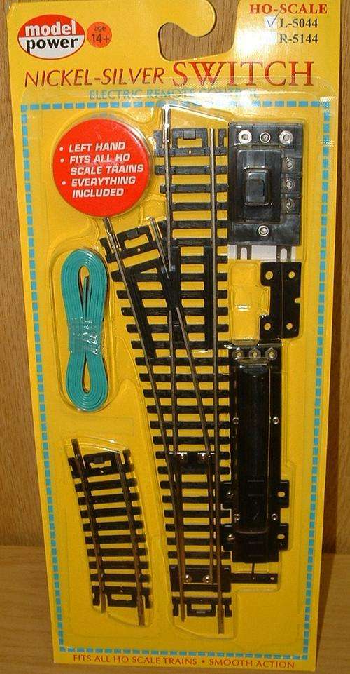 Model Power HO Gauge - Left Turnout Switch