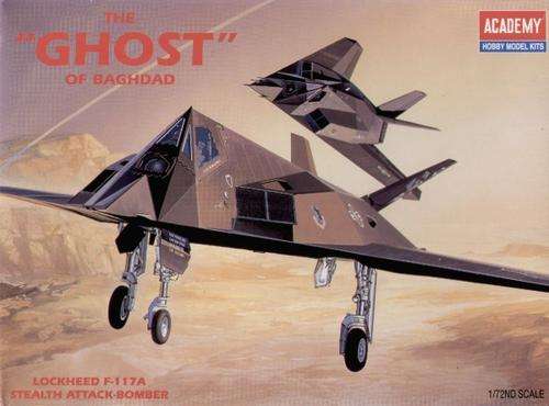 ACADEMY 1/72 Lockheed F-117A The Ghost