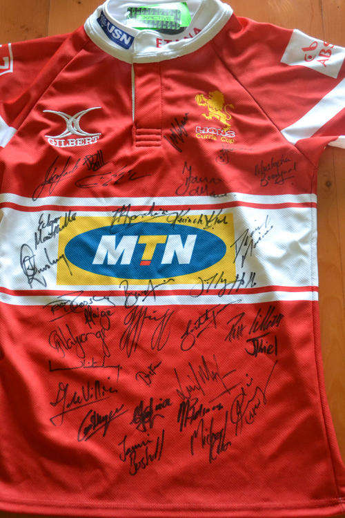 2011 LIONS CURRIE CUP CHAMPIONS SIGNED JERSEY