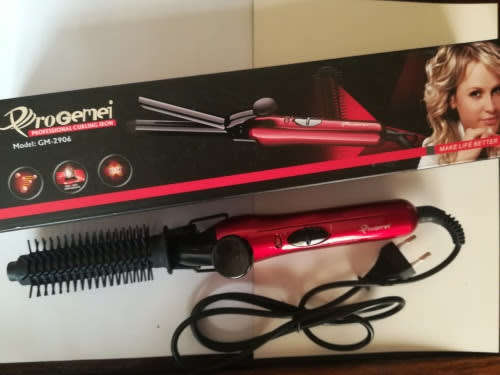 ***STUNNING PROFESSIONAL CURLING IRON RED***GREAT BUY!!!