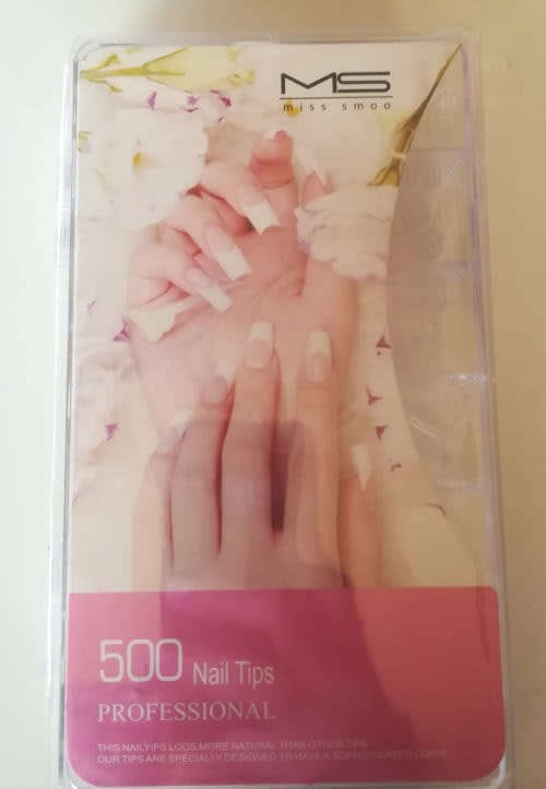 ***STUNNING 500 PEACE CLEAR PROFESSIONAL NAIL TIPS***GREAT BUY!!!