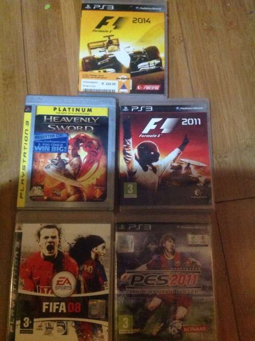 PS3 games x 5 games