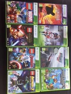 X BOX 360 BUNDLE OF 8 GAMES