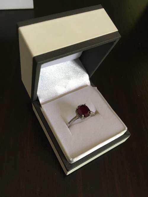 Ruby July Birthstone Ring