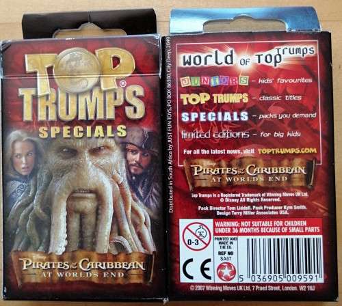 PIRATES OF THE CARIBBEAN PLAYING CARDS