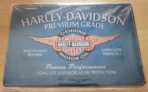 HARLEY DAVIDSON PREMIUM GRADE METAL SIGN
