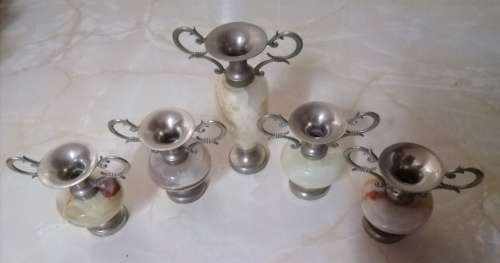 ANTIQUE MARBLE VASES