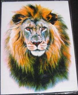 LION HEAD STICKERS