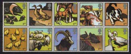 GB 2005 MNH FARM ANIMALS