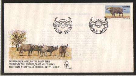 SWA 1985 FDC #48.1 12c DEFINITIVE BUFFALO