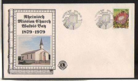 RSA 1979 COM COVER MISSION CHURCH WALVIS BAY