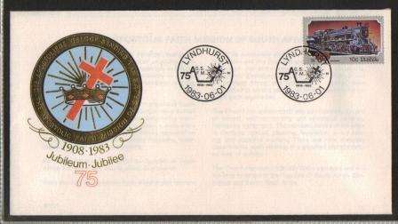 RSA 1983 COM COVER 75 YEARS OF THE APOSTOLIC FAITH MISSION