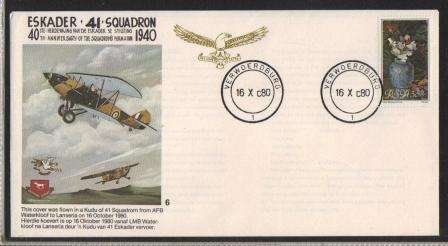 SA AIR FORCE (SAAF) COVER #6 40TH ANNIVERSARY 41 SQUADRON