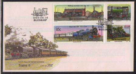 BOP 1993 TRAINS FDC 2.32