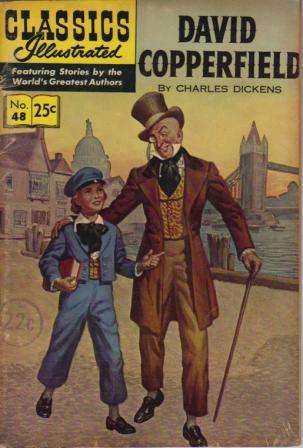 CLASSICS ILLUSTRATED COMIC - # 48 DAVID COPPERFIELD BY CHARLES DICKENS - SPRING 1969 ISSUE