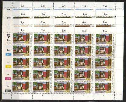 VENDA 1982 SISAL CULTIVATION SET OF 4 MNH FULL SHEETS OF 25
