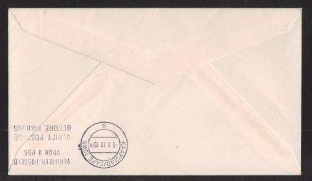 RSA 1972 BLUE TRAIN UNADDRESSED FDC # 22