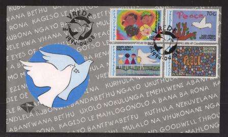 RSA 1994 PEACE FDC 6.3a