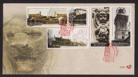 RSA 2013 CENTENARY UNION BUILDINGS FDC 8.58