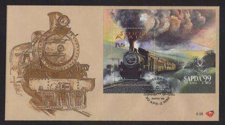 RSA 1999 SAPDA STAMP EXHIBITION FDC 6.98