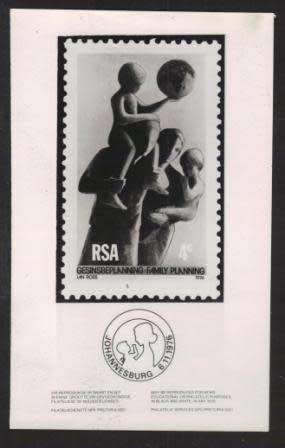 RSA 1976 FAMILY PLANNING B&W PHOTOGRAPHIC MEDIA RELEASE - SCARCE