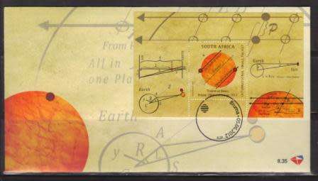 RSA 2012 TRANSIT OF VENUS FDC 8.35
