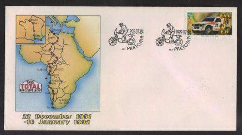 RSA 1992 PARIS-CAPE TOWN RALLY COM COVER PRETORIA 24/7/92 D/S
