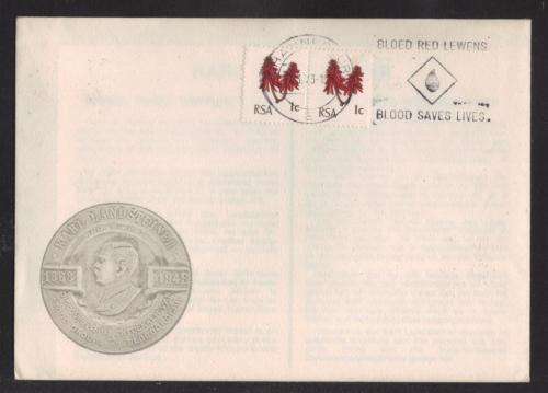 RSA 1973 KARL LANDSTEINER DISCOVERER 0F BLOOD GROUPS COM COVER