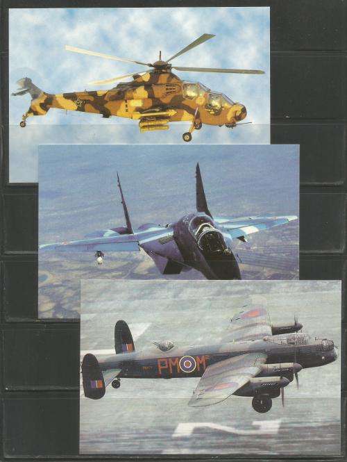 SA AIR FORCE (SAAF) SET OF 16 UNUSED POSTCARDS MILITARY AIRCRAFT BY SAAF MUSEUM