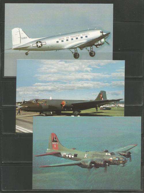 SA AIR FORCE (SAAF) SET OF 16 UNUSED POSTCARDS MILITARY AIRCRAFT BY SAAF MUSEUM