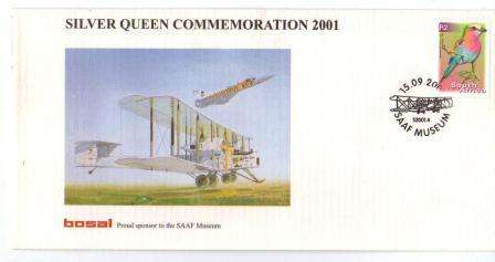 SAAF COVER S2 UNSIGNED 15/09/2001