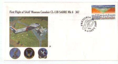 SAAF COVER AF20 UNSIGNED 08/09/2000