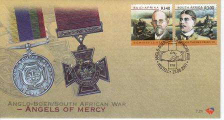 RSA 2001 FDC #7.21 ANGLO-BOER WAR