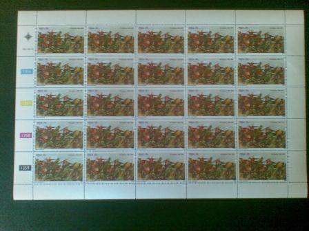 RSA 1981 AMAJUBA 15c MINT FULL SHEET