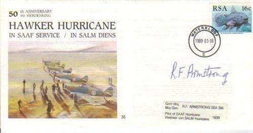 SA AIR FORCE (SAAF) COVER #35 SIGNED 06/03/1989