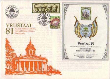 RSA VRIJSTAAT 81 EXHIBITION COVER
