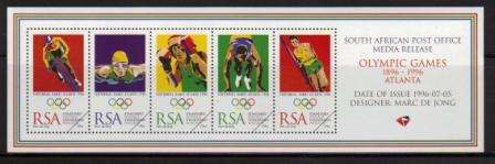 RSA 1996 ATLANTA OLYMPIC GAMES MEDIA RELEASE