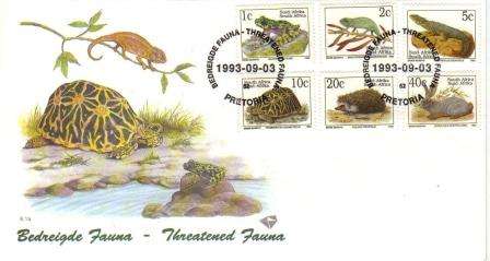 RSA 1993 6TH DEFINITIVES FDC 6.1a
