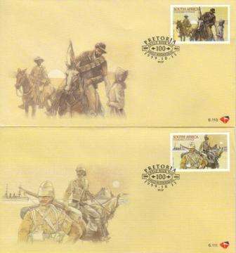 RSA 1999 ANGLO BOER WAR FDC 6.110 & 6.111