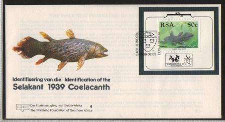 RSA 1989 WANDERERS 101 EXHIBITION FOUNDATION FDC RSA4 WITH MIN SHEET