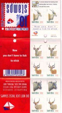 RSA ANTELOPE SELF ADHESIVE BOOKLET DATED 1999/10/18