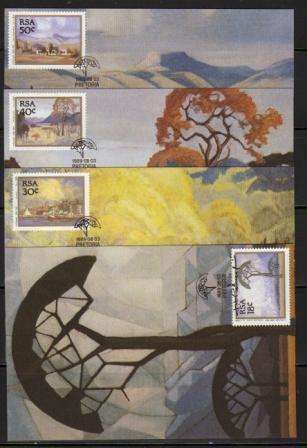 RSA 1989 PIERNEEF SET OF 4 MAXIMUM CARDS