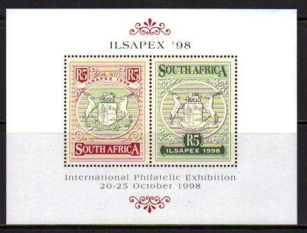 RSA 1998 ILSAPEX MNH MINIATURE SHEET