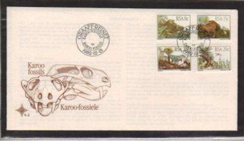 RSA 1982 PREHISTORIC ANIMALS FDC 4.2