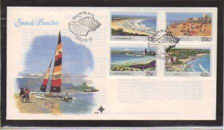 RSA 1983 TOURISM SA BEACHES FDC 4.6