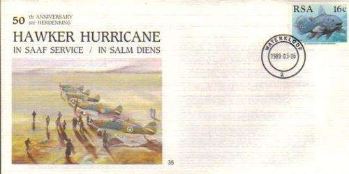 SA AIR FORCE (SAAF) COVER #35 06/03/1989