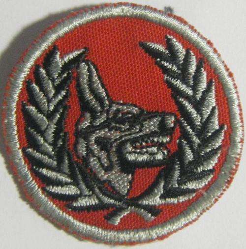 GERMAN POLICE WOLF BADGE
